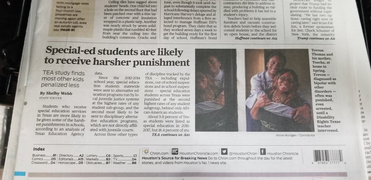 1pretty_busymom's tweet photo. https://t.co/omazqsVtaF
#AllFacts
#TreatSpecialNeedsChildrenFairly #DifferentDoesntMeanDeficient
 FRONT PAGE of one of the largest newspapers in the country. https://t.co/i5fpYLPS5v