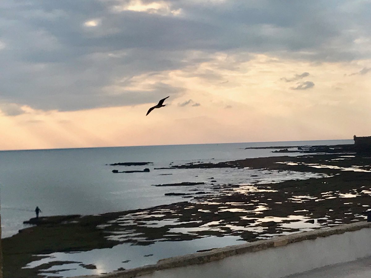 Atardece en el PARAÍSO #Cádiz #LaCaleta #Atlántico #MiTierra ❤️