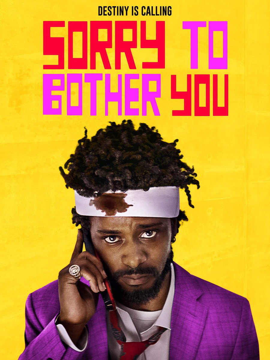 TheShowdownPod's tweet photo. I like weird, oddball movies but this one I just didn’t care for. This felt like it wanted to be set in a real world but with touches of Cronenberg but it was too set in normal for you to go, “in terms of the story, I guess this makes sense”.#SorryToBotherYou https://t.co/wNWK2P2zEg