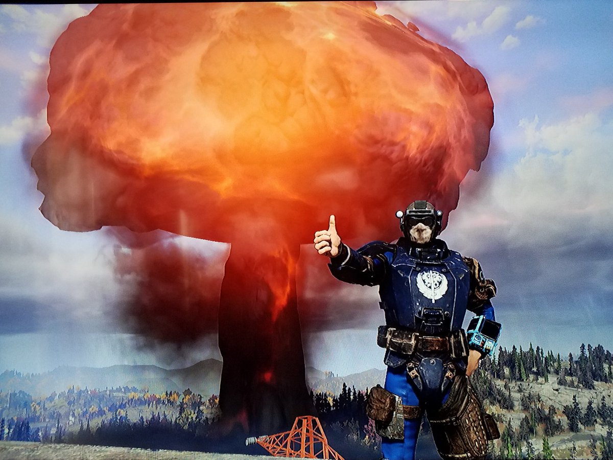 WalkerForgotten's tweet image. Launched my first Nuke! #Fallout76 #xbox