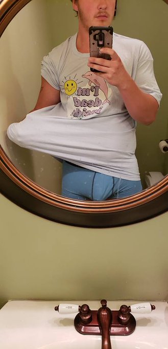 2 pic. same pic, different shirt. #cock #dick #dickprint #nudes #gay #sex #porn #sexy #teen https://t