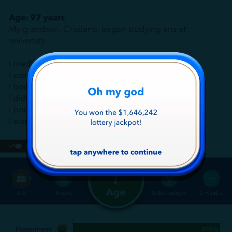 BLBullshittery's tweet photo. HELL YEAH - Sam #bitlife #FINALLY https://t.co/7F1zahowGG