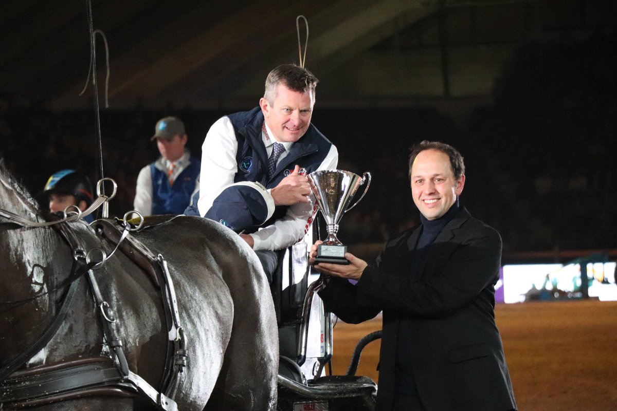 🏎 Fast and Furious.
.
Boyd Exell took the victory of the FEI Driving World Cup presented by VLP - Warm UP with a quick time of 267.86
🥈 Bram Chardon
🥉 Chester Weber

#jumpingmechelen #driving #worldcup <a href="/FEI_Global/">The FEI</a>
