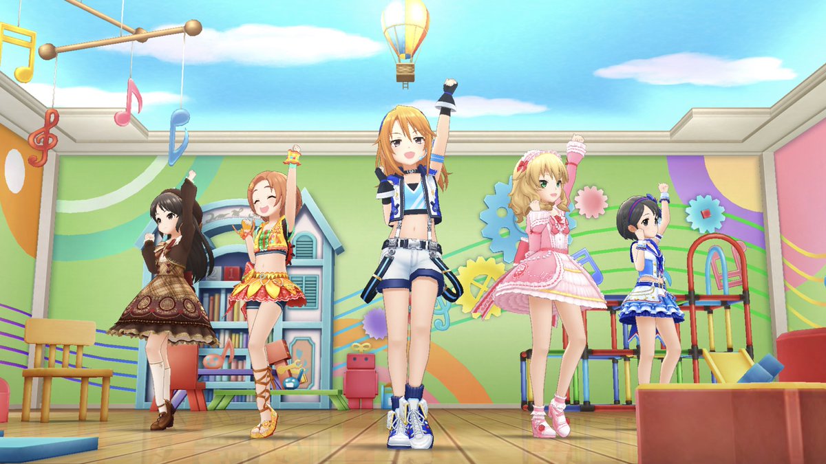 안즈 アンず ドレミファクトリー 橘ありす 龍崎薫 結城晴 櫻井桃華 佐々木千枝 全員恒常ssr衣装 龍崎薫 結城晴 佐々木千枝 1周目 橘ありす 櫻井桃華 2周目