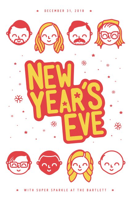 NYE is almost sold out! Hope to see you there for a very fun time. ✨