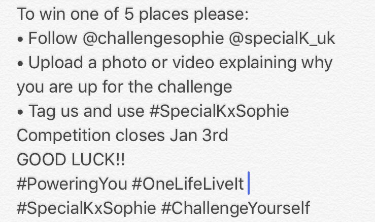 When can I join you in a challenge? I get asked this a lot which is why I’m so excited to say NOW YOU CAN! Join me and <a href="/specialk_uk/">Special K</a> to do the Great Manchester Run May 2019 by entering to win a place on the team: instagram.com/p/Br-oOo8hC_k/ #Ad #PoweringYou