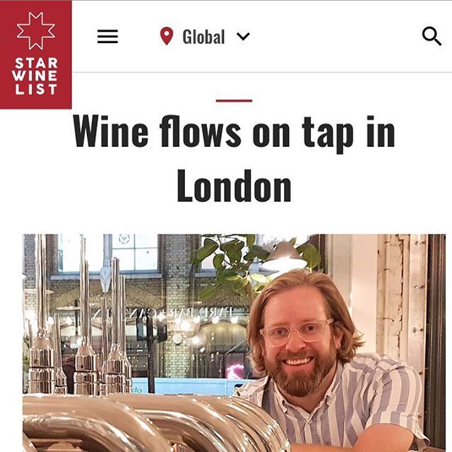 Just before Christmas I did an interview with @legslonglength for @starwinelist 
The interview actually started over lunch at @sweetingslondon followed by drinks @farebarandcanteen. Excellent work Ruth in getting it down to a manageable read.

Link in bi… bit.ly/2rWNNAA