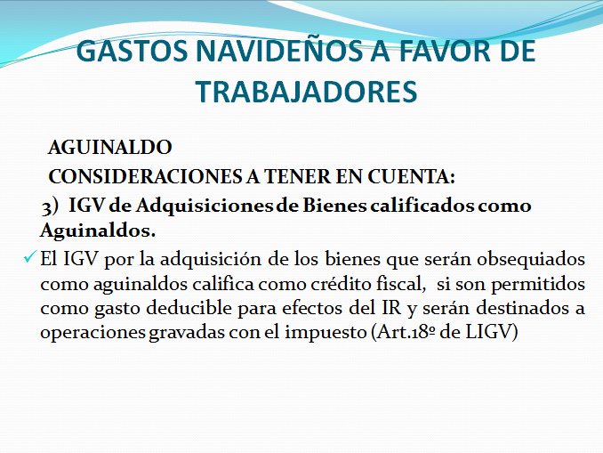 ACONTABLEPERU's tweet photo. #TRIBUTARIO|CONSIDERACIONES GASTOS POR AGUINALDO - PARTE I
☑FB FanPage: https://t.co/JDR2zp1SQQ 
☑Grupo en FB: https://t.co/ElHLgoyQ2m 
☑Instagram: https://t.co/PEnYitoXEN 
☑YouTube: https://t.co/D8mpskVArx
No te olvides de compartir... https://t.co/rX6awn4qBy