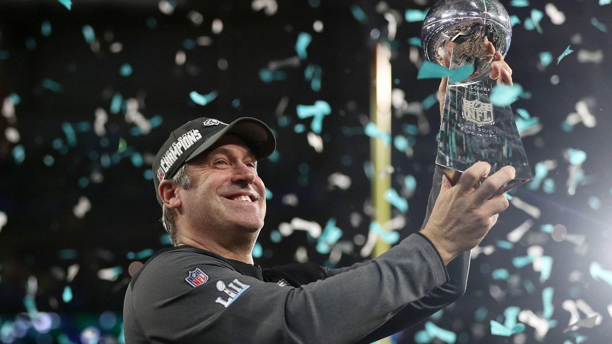 ShaneColemanNFL's tweet photo. 3 years ago today the #Eagles fired Head Coach Chip Kelly... 

January 18th 2016 : Eagles hire Doug Pederson to be their next Head Coach

And the rest is history.  #FlyEaglesFly #SuperBowl52Champs https://t.co/Te2PDitPTK