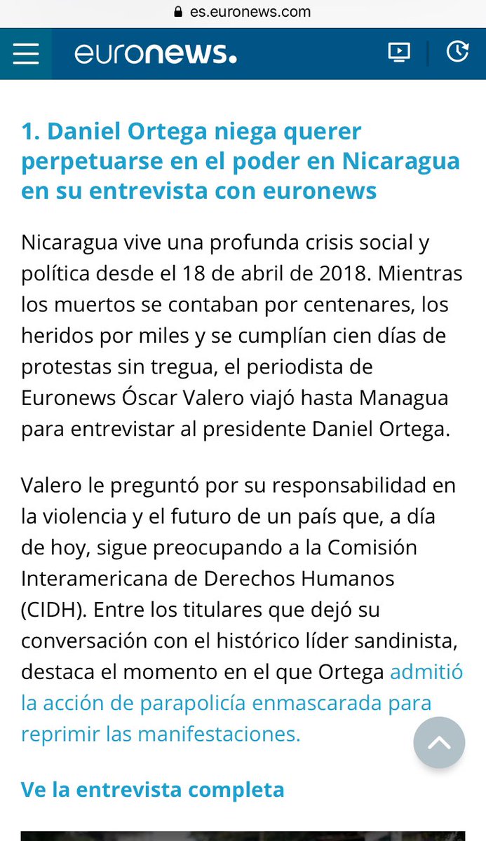 Calderonkc_'s tweet photo. Los crímenes de #Ortega resuenan en todo el mundo. Tema de #Nicaragua #1 en el resumen anual del noticiero mas grande y más visto en toda Europa.
@euronewses 
Vean el resumen: https://t.co/dW9Dv8RwJI
#SOSNicaragua https://t.co/040pYqin7P