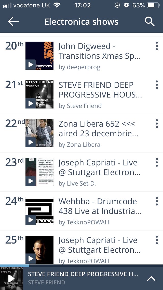 STEVEFRIEND16's tweet photo. Really happy no 21 in the chart one behind John Digweed https://t.co/7wyRVygpzV