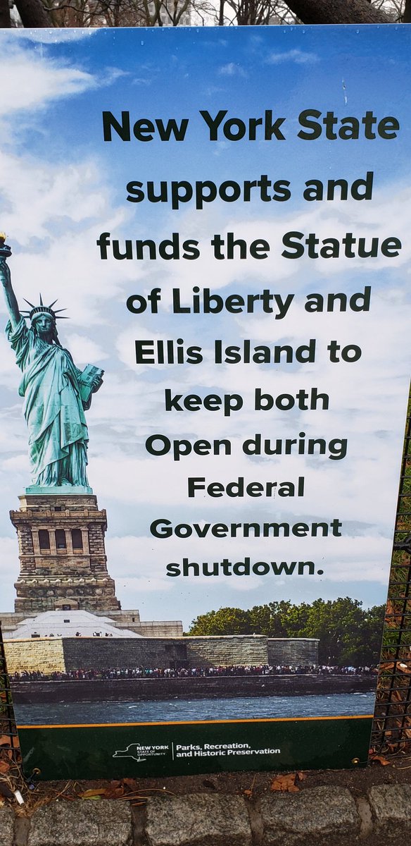 brian4dotcom's tweet photo. I would like to personally thank @NYGovCuomo &amp; New York Parks Department for keeping Statue of Liberty and Ellis Island open during federal government shutdown. It would've ruined my trip 🗽 #BriansBucketList https://t.co/Bmo8DfLqzY