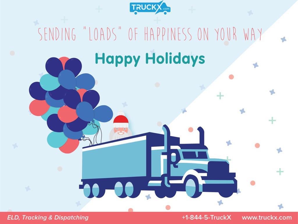 Happy Holidays 🎉 #Trucking #DriveSafe