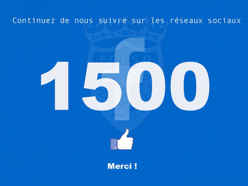 FCLSD69760's tweet photo. Réseaux Sociaux 🔵⚪️⚽️
On termine l’année 2018 en dépassant le cap des 1500 followers sur Facebook !
Un grand merci pour votre soutien !!!
On a besoin de vous!
N’hésitez pas à partager nos réseaux !
#reseauxsociaux #limonest #saintdidieraumontdor #fclsd #noussommeslefclsd https://t.co/T0sbpCIdxf