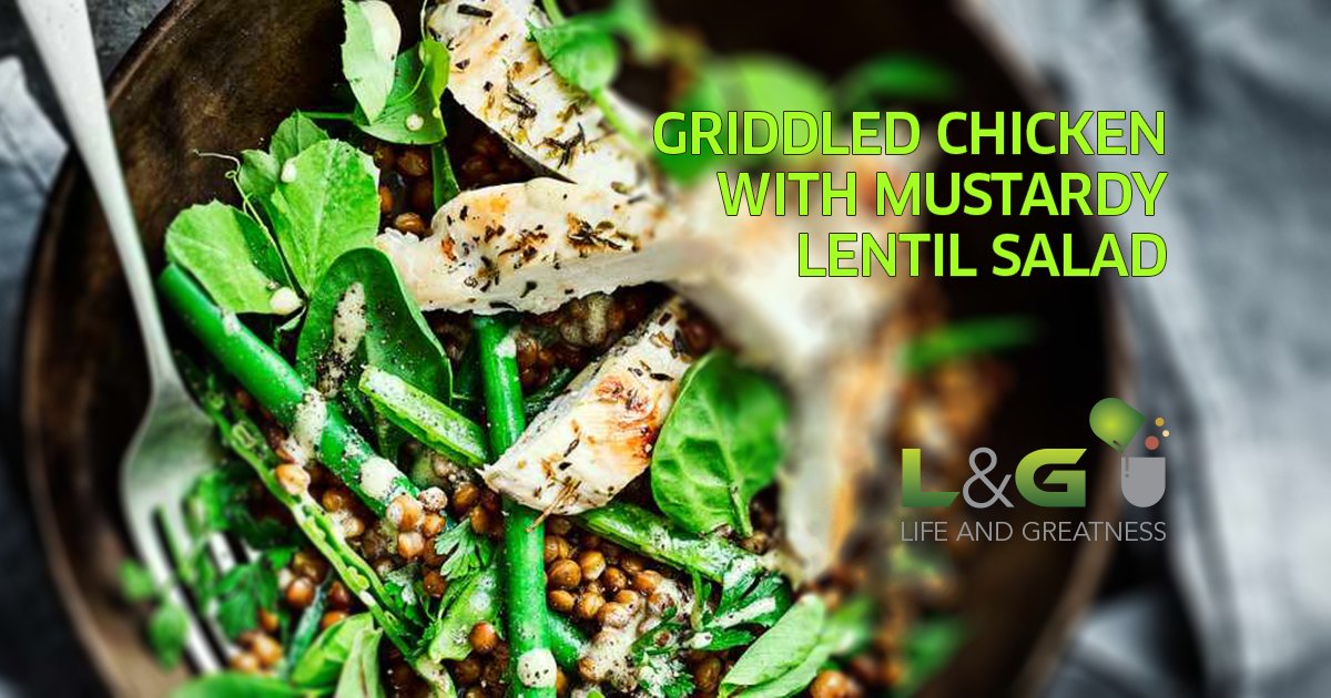 LG365Days's tweet image. Griddled chicken with mustardy lentil salad =&amp;gt; lifeandgreatness.com/griddled-chick… 
#health #diet #weightloss