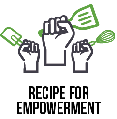 We have almost reached our $6,000 Recipe for Empowerment goal! You can still contribute your secret ingredient, dash of salt, or one last stir. Make a donation before December 31st so we can continue to support aspiring food business owners in our community!