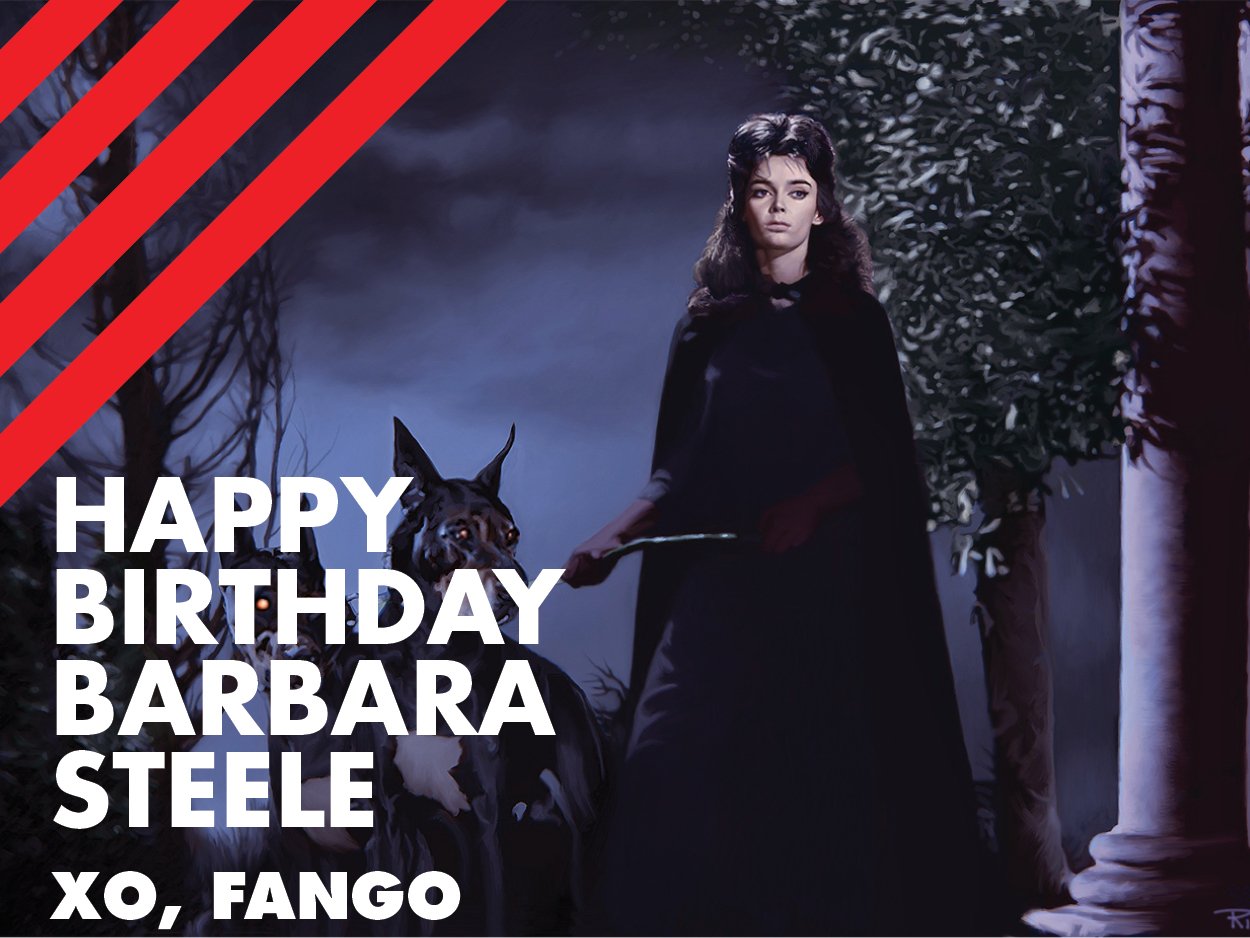 Happy Birthday Barbara Steele! Barbara graced the cover of FANGORIA issue 