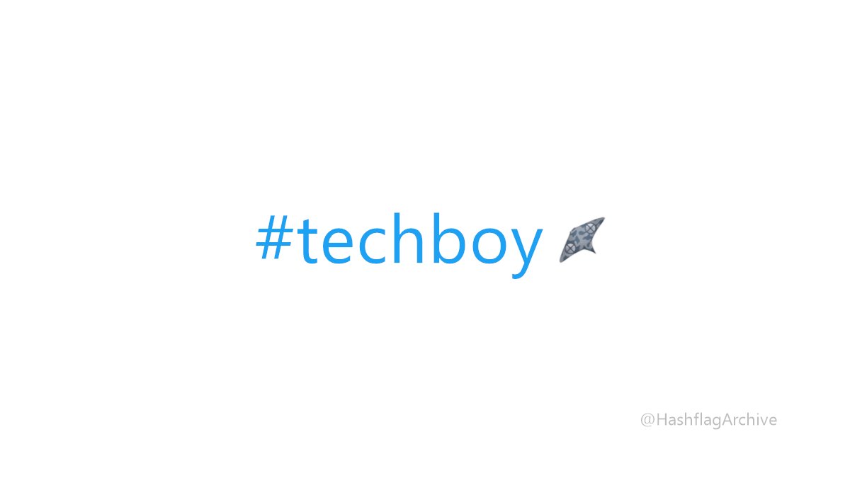 HashflagArchive's tweet image. #techboy