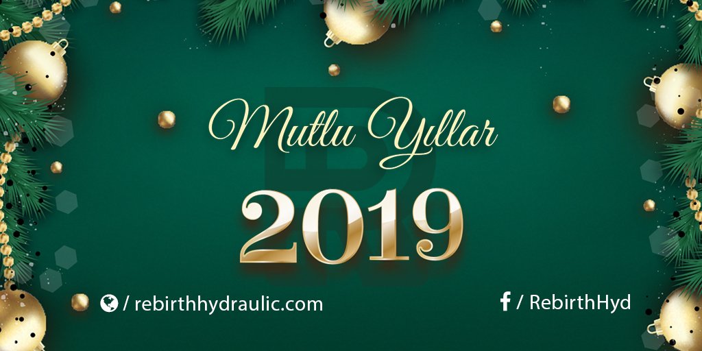RebirthHyd's tweet photo. Yeni yılın sizlere sağlık, huzur, mutluluk ve hayırlı işler getirmesi dileğiyle mutlu yıllar dileriz.
Rebirth Hidrolik Ailesi
#yeniyıl #2019 #hidrolikürünler #tamirtakımları #kawasaki #hitachi #volvo #rexroth #sauerdanfoss #eaton #white #komatsu #doosan #sumitomo #liebherr #cat https://t.co/067fVyMOMV