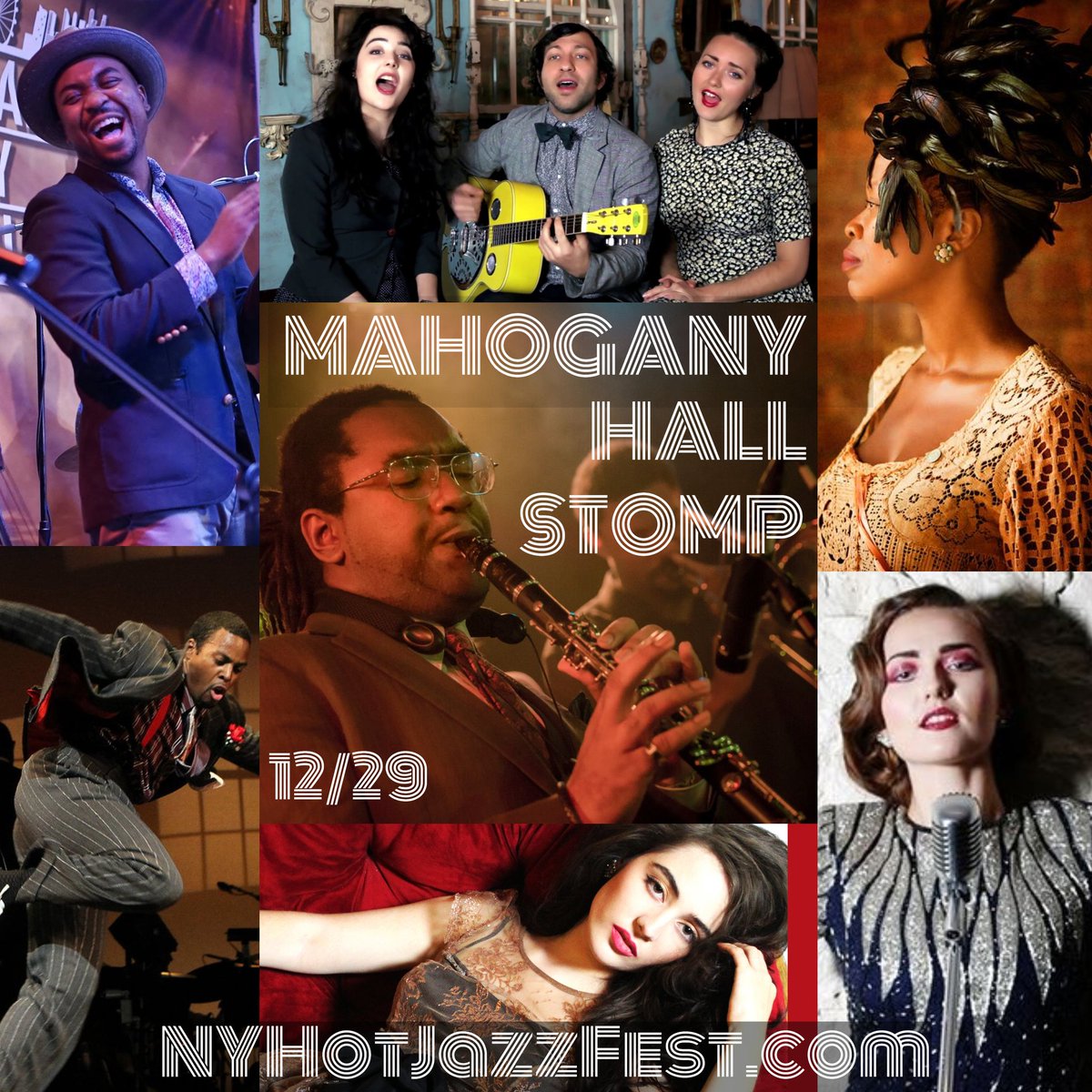Our Mahogany Hall Stomp is hours away 5pm &amp; 7:15pm.🔥Opa! Online sales close at 3pm. A few tickets will be available at the door at door price. Tks: NYHotJazzFest.com