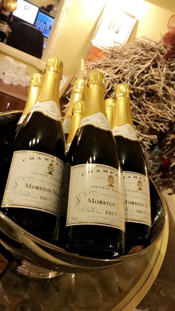 MorstonHall's tweet photo. Are you going to #Celebrate this #NewYear with some #MorstonHall #Champagne? 
Come buy a #bottle or two from reception!

✨🥂✨ https://t.co/lnVy27Vv4u