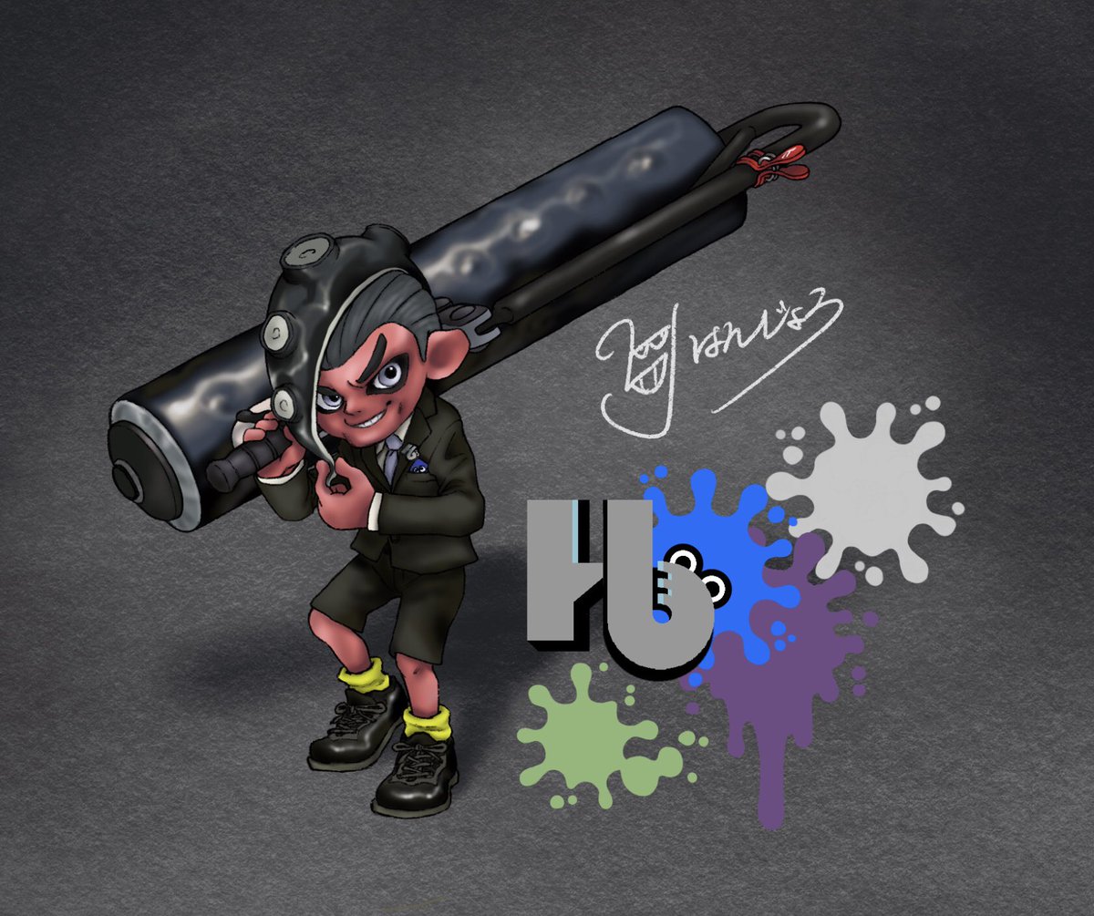 ズベルバー Twitter પર はんじょう Splatoon2 Hjwin イラストエール