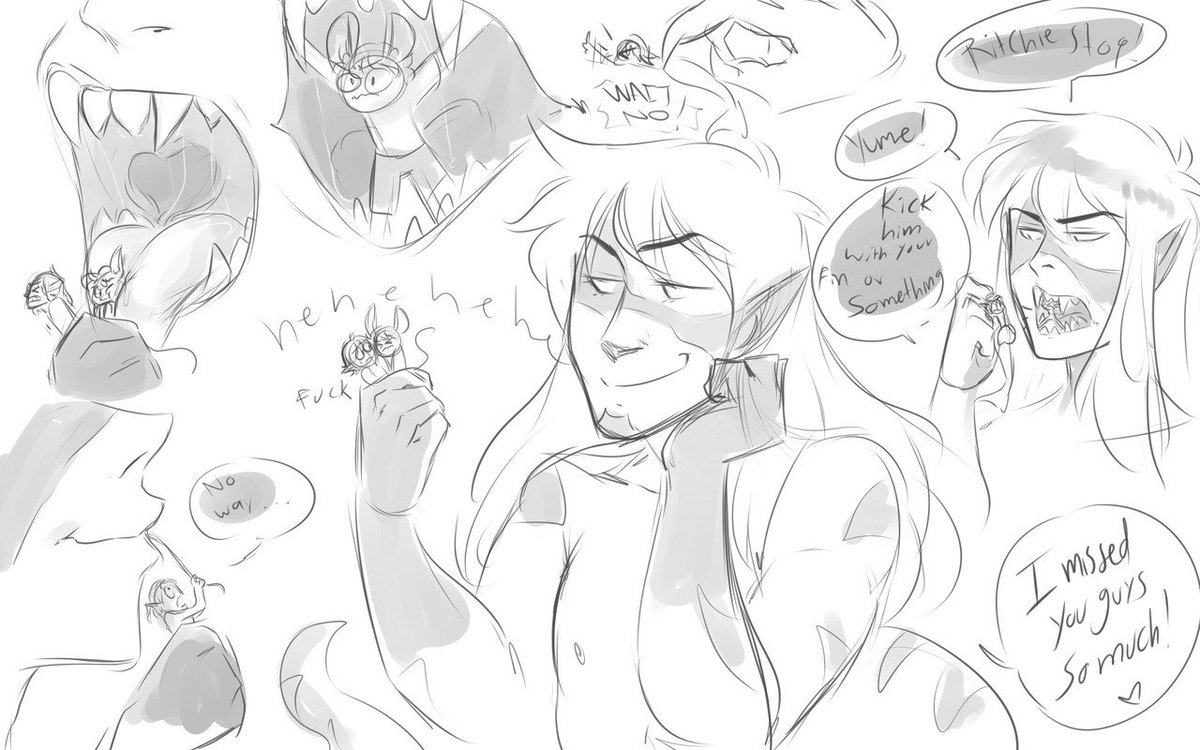 pinkliltreat's tweet photo. stuff i did for 8/8 
#vore #noodleboy #naga https://t.co/AtvpXAm7rF