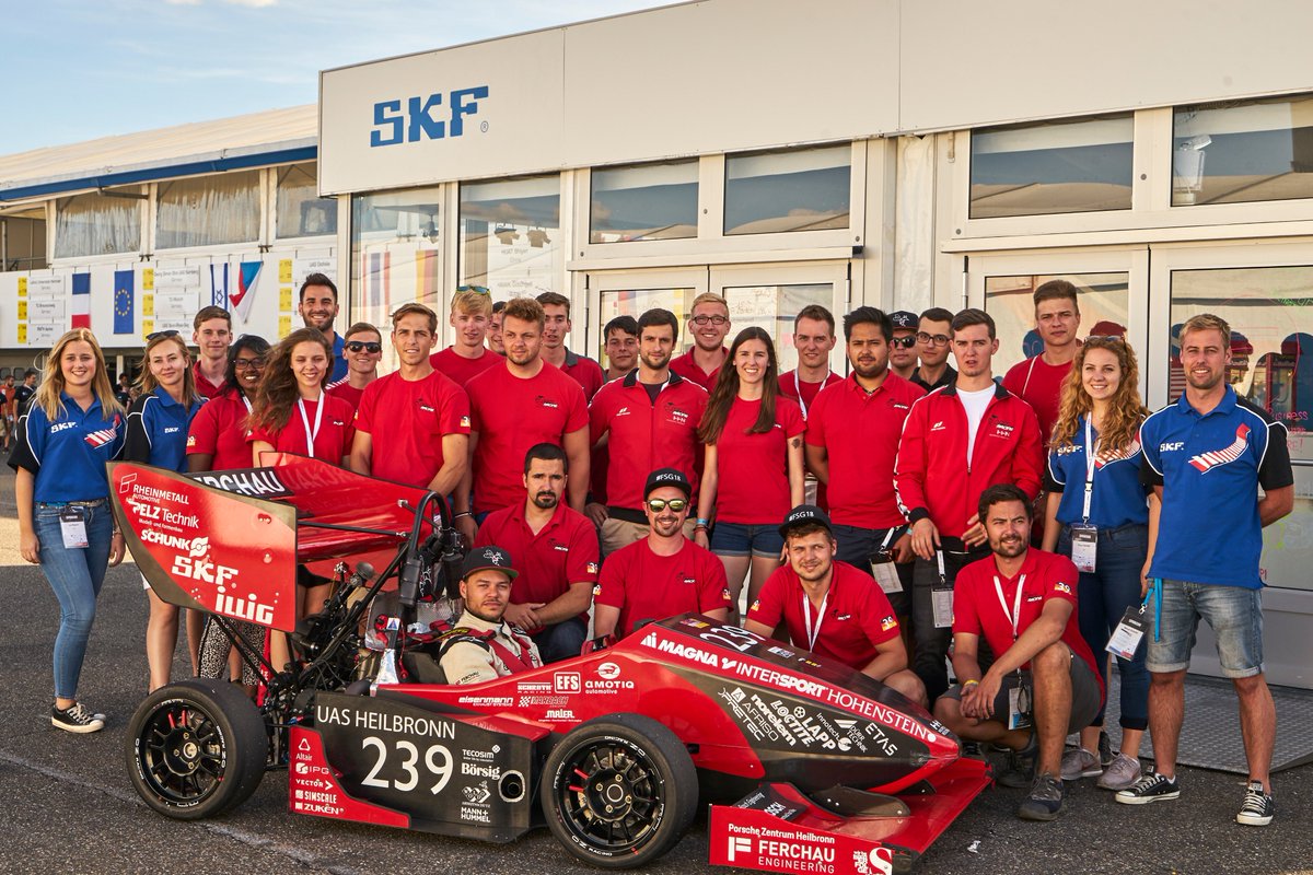 HHN_Racing's tweet photo. Throwback to the @SKFgroup @SKF_DEU booth at #FSG2018. SKF supports us with their outstanding #bearings. Big thanks to them! #hhnracing #skf #FSG18 #FSG2018 #formulastudentgermany #hhnracingteam #formulastudent #fs #fs2018 #fs18 #skfgroup #sponsor #sponsoring #thankyou #hhn https://t.co/hfF9iwt0pe