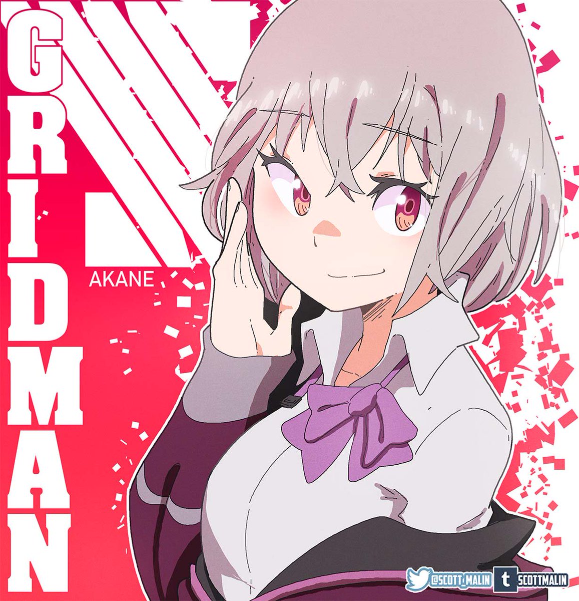 Akane! #art #fanart #anime #SSSS_GRIDMAN 