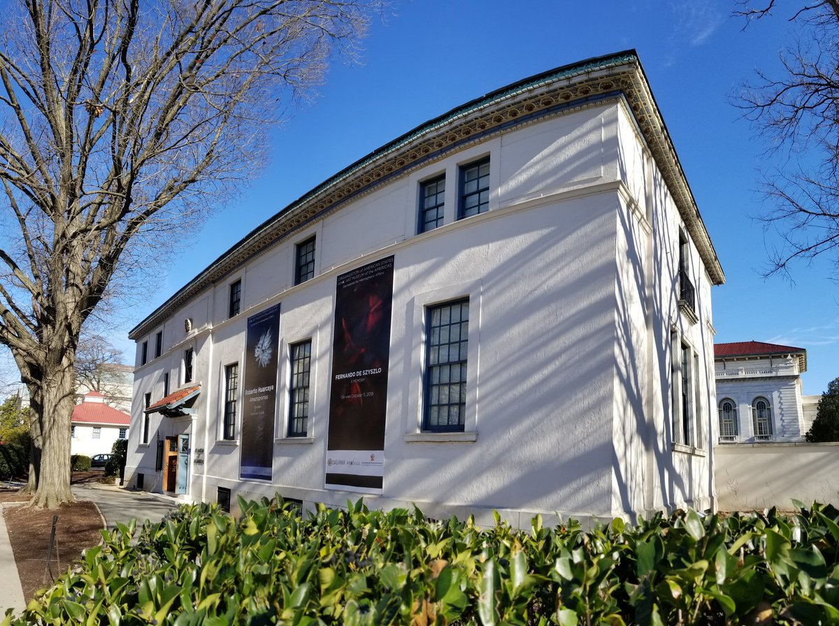 AMAmuseum's tweet photo. Visit AMA today! Free admission, not affected by Shut down. Masters of modern art of Venezuela, Colombia, Peru, others on display! Tues-Sun 10am-5pm @OAS_official @DCist #DCisOpen https://t.co/0GMKYuxMFc
