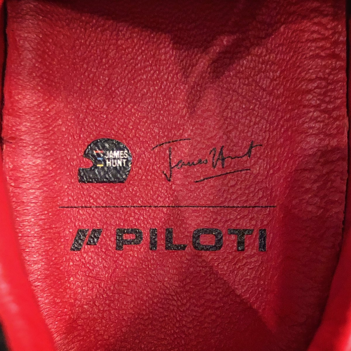 JonathanRWegner's tweet photo. Santa deemed me worthy of a pair of Piloti James Hunt sneakers this Christmas 😬 I really dig all the detailing from the packaging and unpack experience to the actual #kicks themselves. #design https://t.co/EsAGwa8MZb