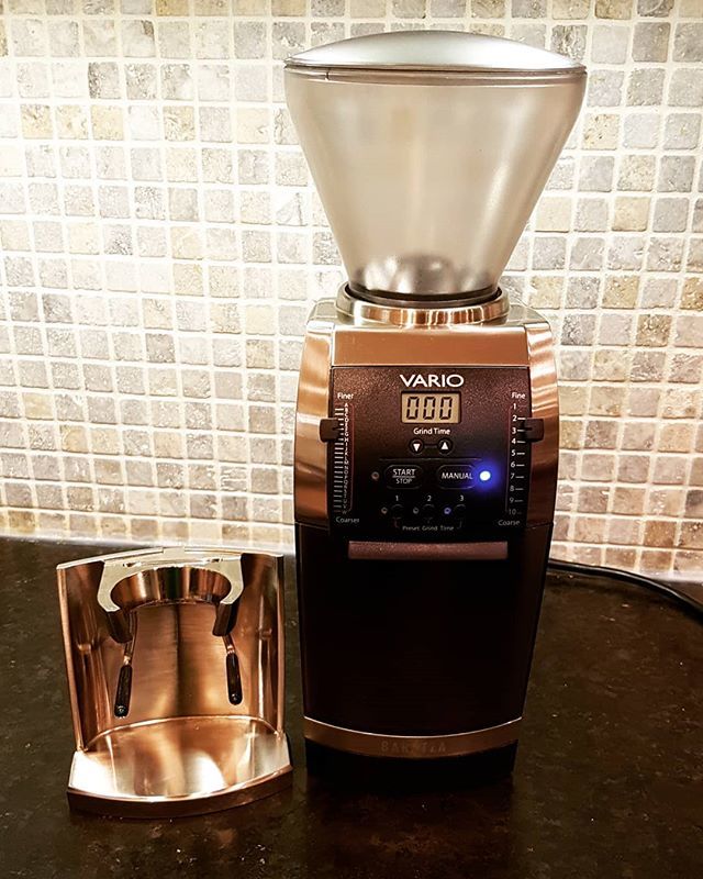 profoundcoffee's tweet photo. We have a lightly used Baratza Vario for sale for $475 from our espresso lab. It was just used for grinding color tests.  About a year old. https://t.co/wUGbznGbT3 https://t.co/PND8ruTxBG