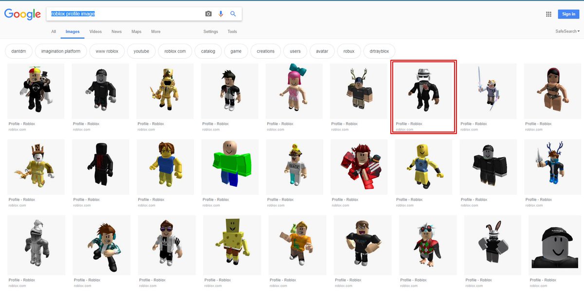 Houdini 🔮 on X: Every time I google roblox profile image my