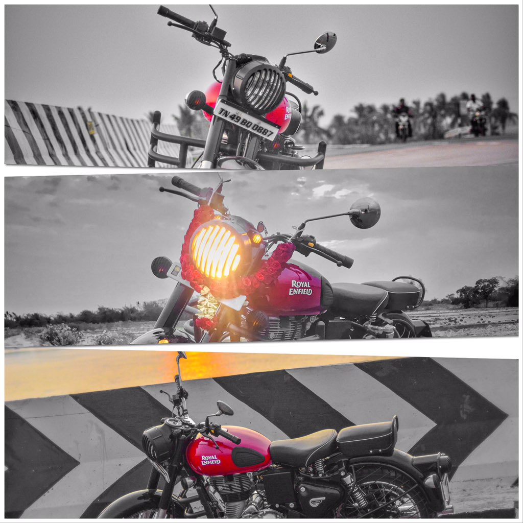 h4riu's tweet photo. Holy bull #redchilli 🌶 #RoyalEnfield #Madelikegun https://t.co/WNZuZBV9RQ