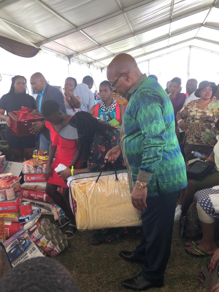 media_khayan's tweet photo. #FatherOfTheMasses Father to the Fatherless, just keeps doing it again and again,year in year out without fail #Siyabonga #Msholozi, JGZ Education Trust and JZ Foundation. Umsebenzi wenu uyancomeka #Huntshuuuuu Mr #PresidentZuma #BuyaMsholozi2019 #ZumaLegalFees #HandsOffZuma https://t.co/BjsX9rC7RI