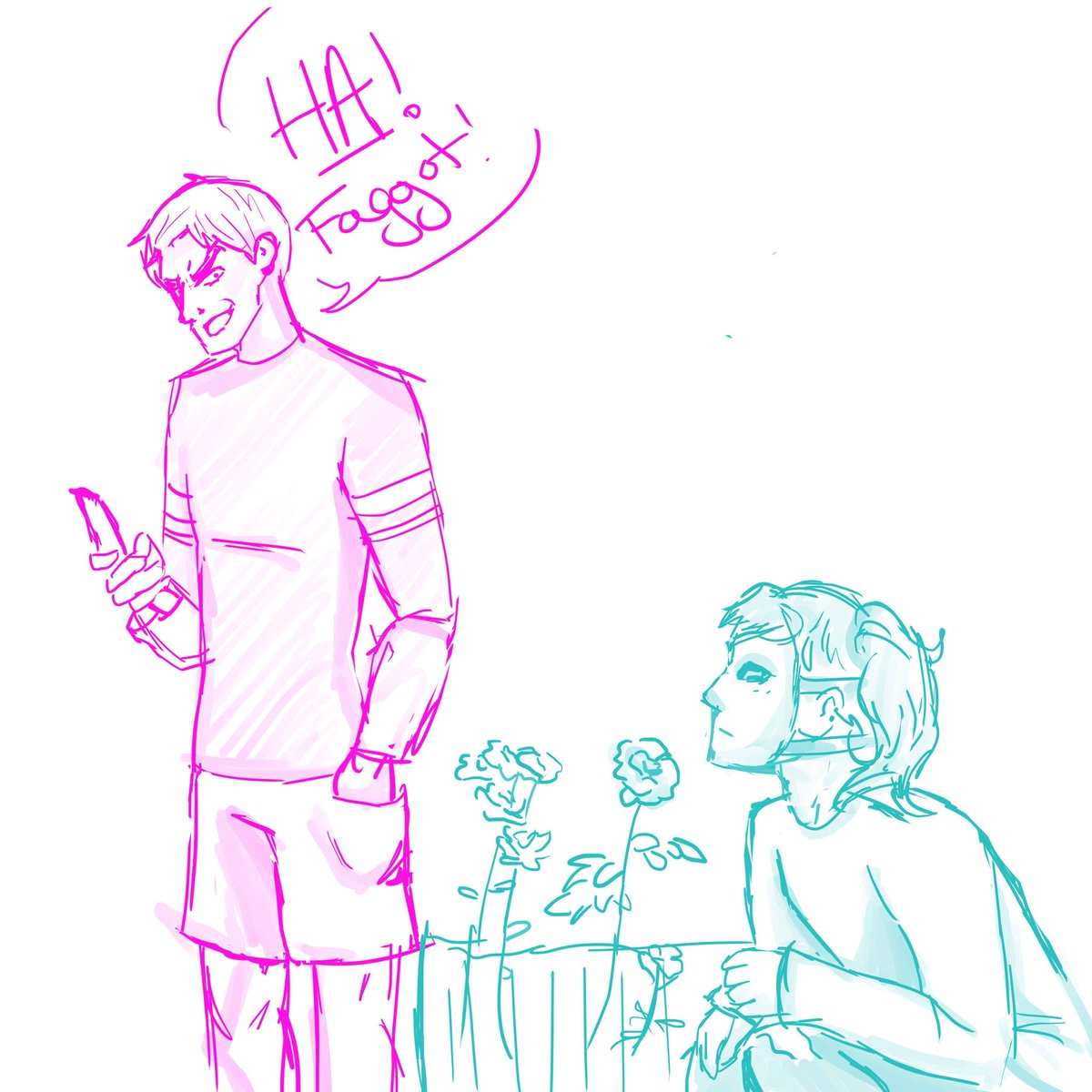 AsterMattern's tweet photo. Part 2/2 #SallyFace #SalFisher #SallyFisher #TravisPhelps #SallyxTravis #Myart #Digital #Vine https://t.co/WObfFOtw4t