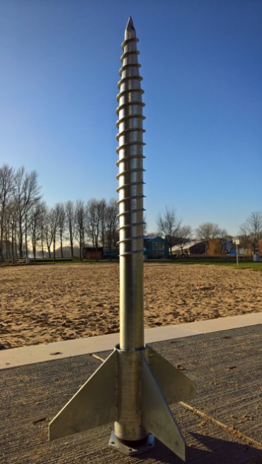 Begin 2019 op het Sloterstrand.