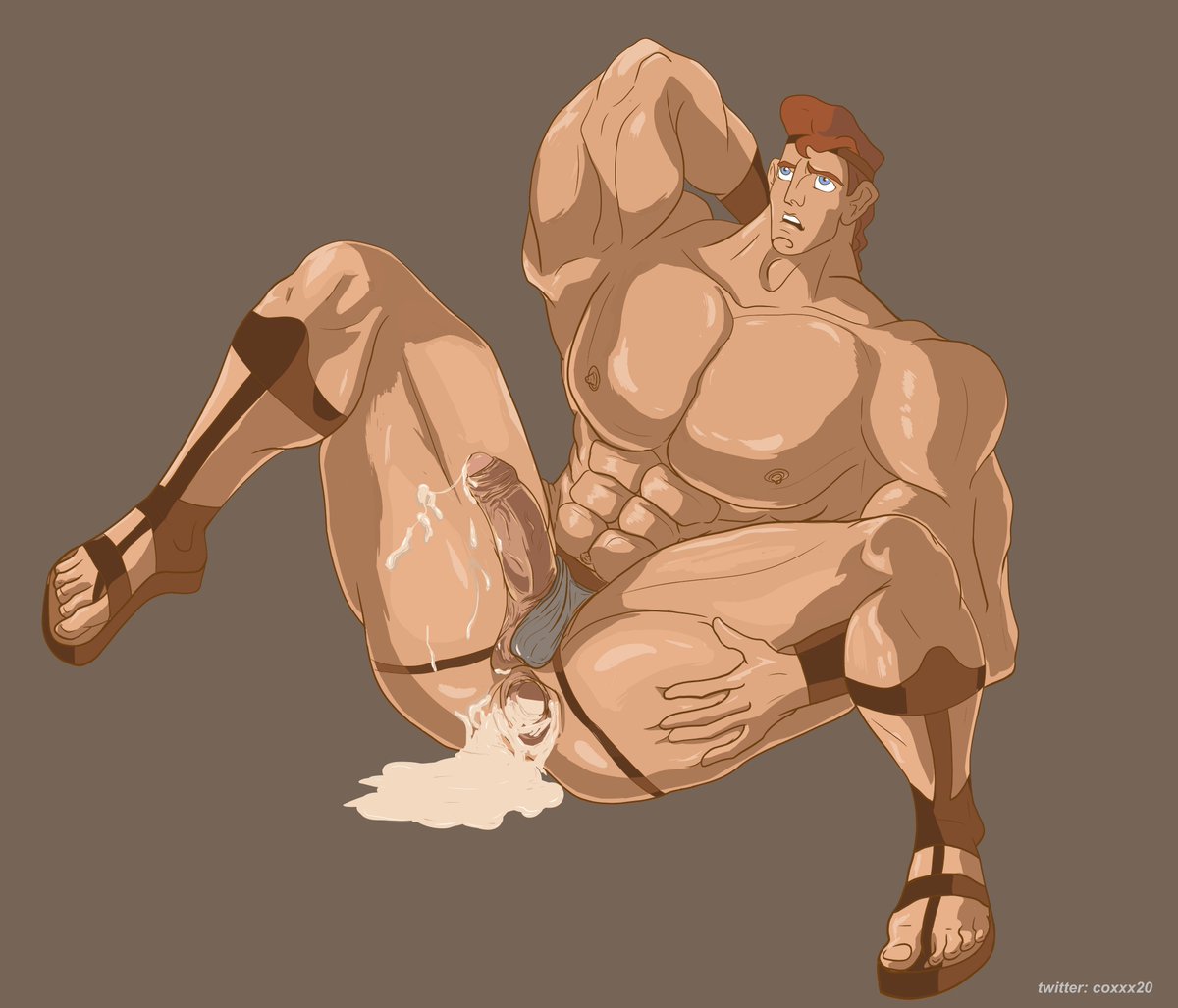 Hercules - hercules - a hero cum dumb #disney #hercules #gay #nsfw. hercule...