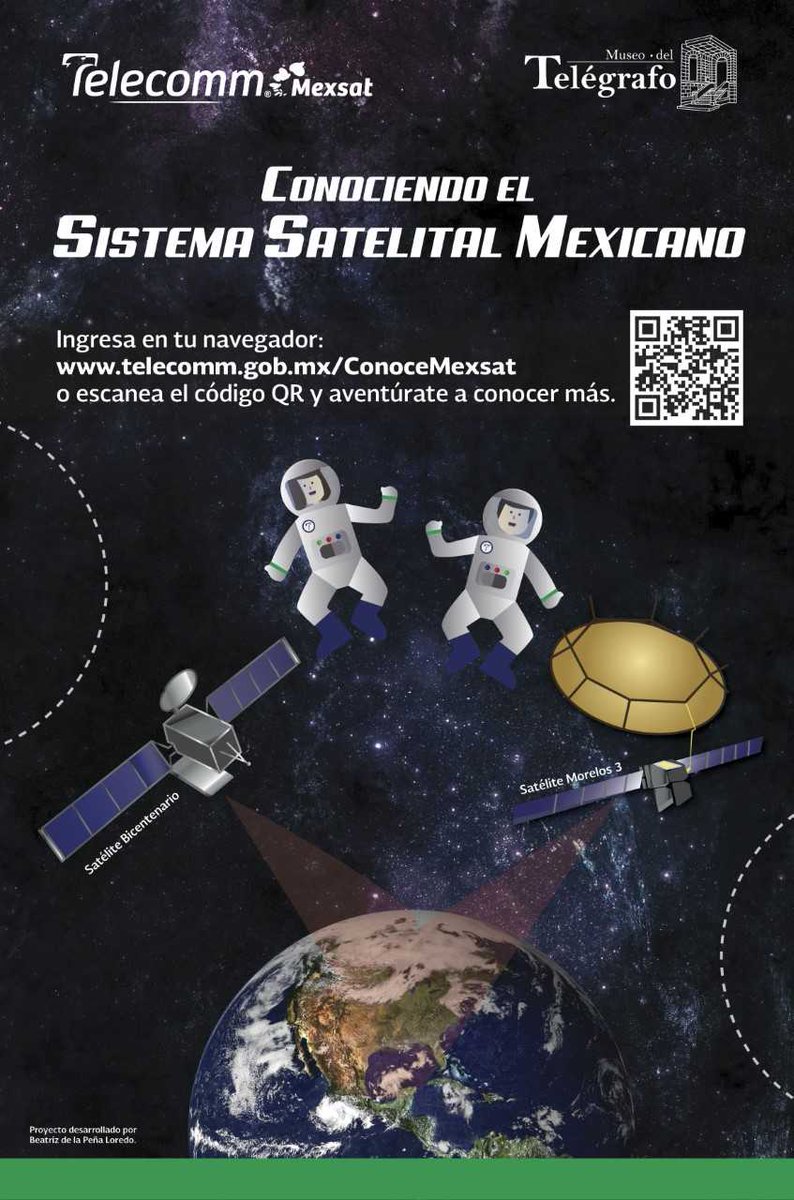 museotelegrafo's tweet photo. ¡Descubre el universo del Sistema Satelital Mexicano con un sólo clic! #Mexat https://t.co/YnFfyn18Cq https://t.co/pobNkdvvO2