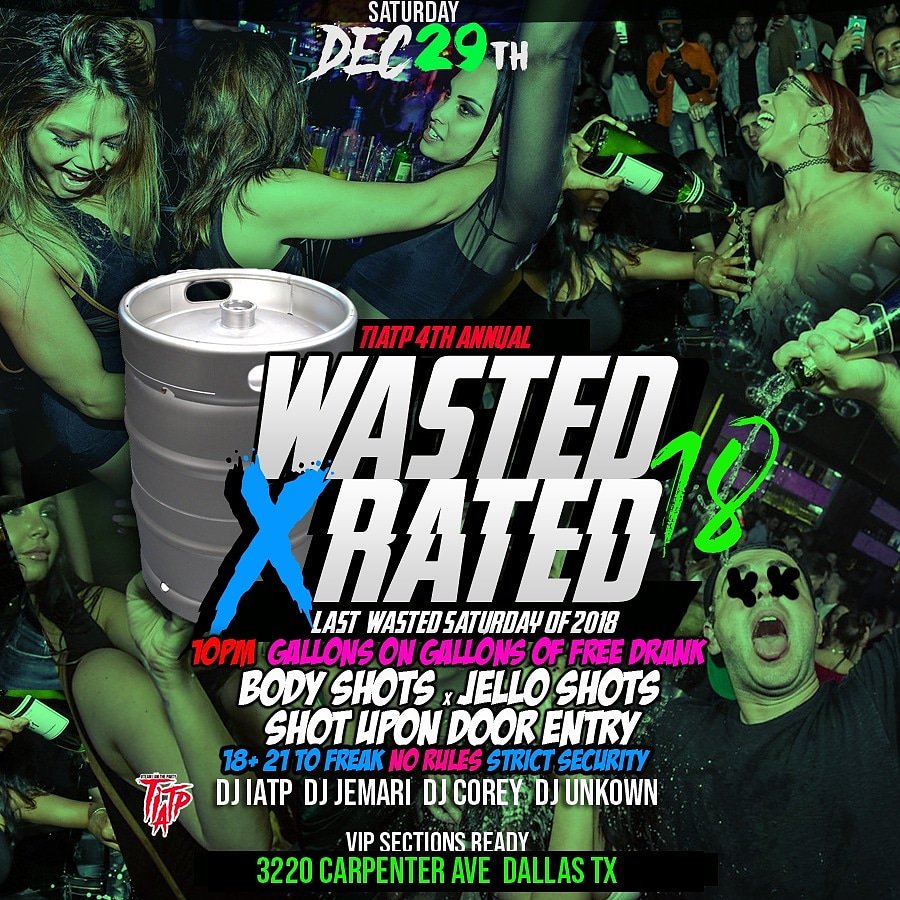 Janksbanks's tweet photo. #wastedxrated18 THE MOVE TONIGHT https://t.co/M28lxkWJAG
