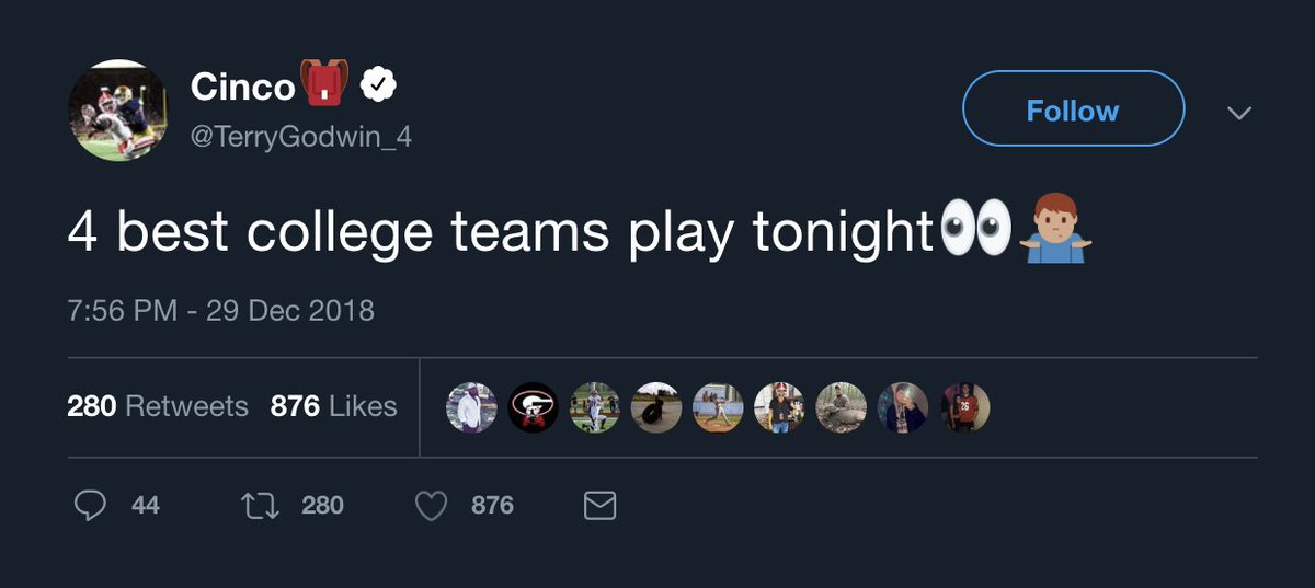 BleacherReport's tweet image. Georgia players chimed in on Clemson's blowout vs. Notre Dame 👀

(h/t @SethWEmerson)