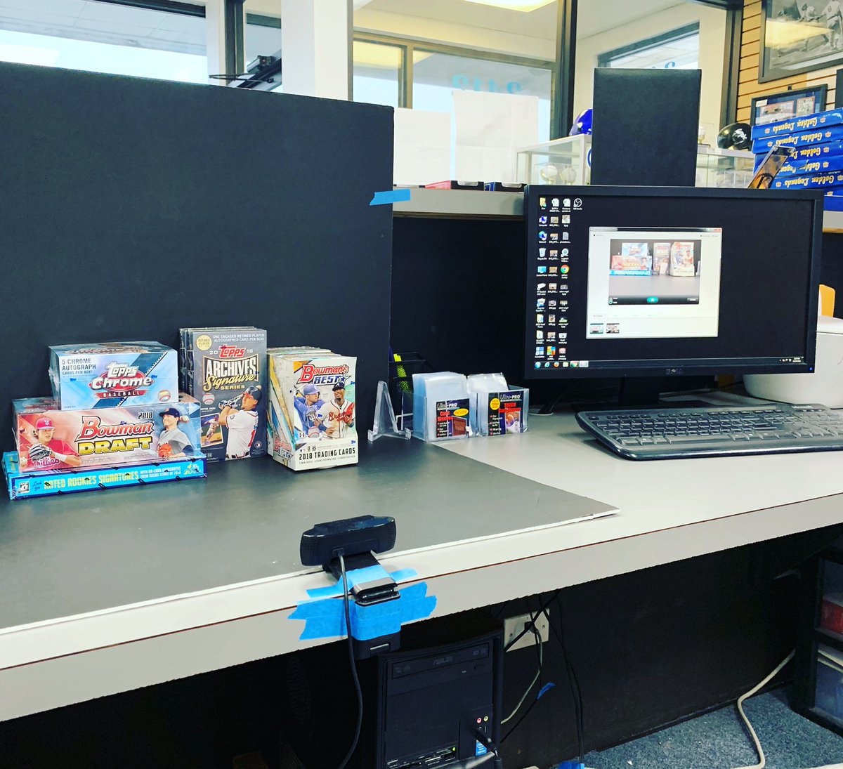 bbcebreaks's tweet photo. We are all set up for our 2018 7 box baseball mixer tonight. Join us live on Facebook at 5:30pm central time to see what we hit. #MLB #Baseball #SportsCards #BaseballCards #BoxBreaks #SportsCardBreaks #BBCEBreaks https://t.co/esANCatwa1