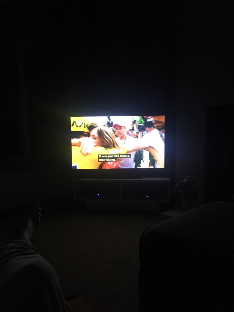 lbaker8891's tweet photo. @GeraintThomas86 @S4C Well worth watching even if I had to watch it with subtitles #G #tdf18 #spoty #obe https://t.co/I5f5LGZZts