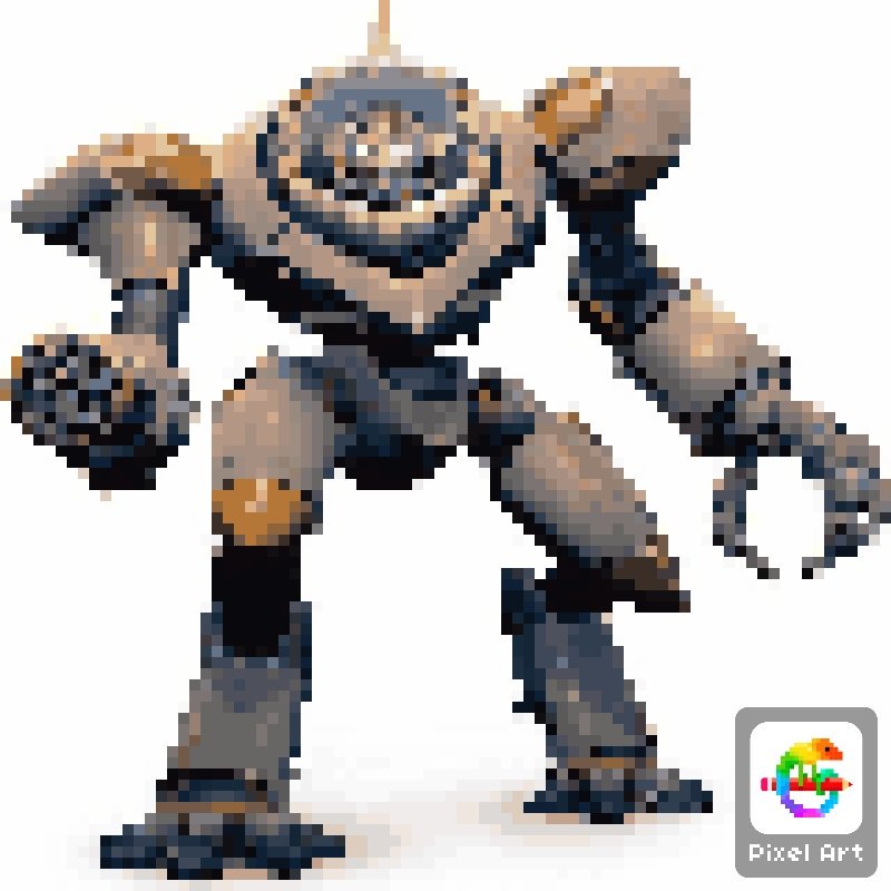 Concours1days1's tweet photo. J'ai installé pixel art est j'ai mon premier dessin voila le résultat à gauche image Google a droite image pixel art pour ceux qui connaissent c'est Ruckus dans paladins https://t.co/QiM9YnThdA