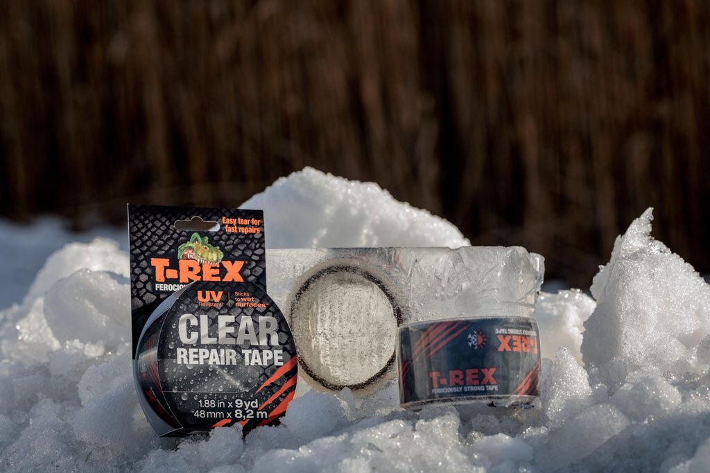 When it's below freezing, the only thing it can’t fix is the weather. #TRexTape #ferociouslystrong