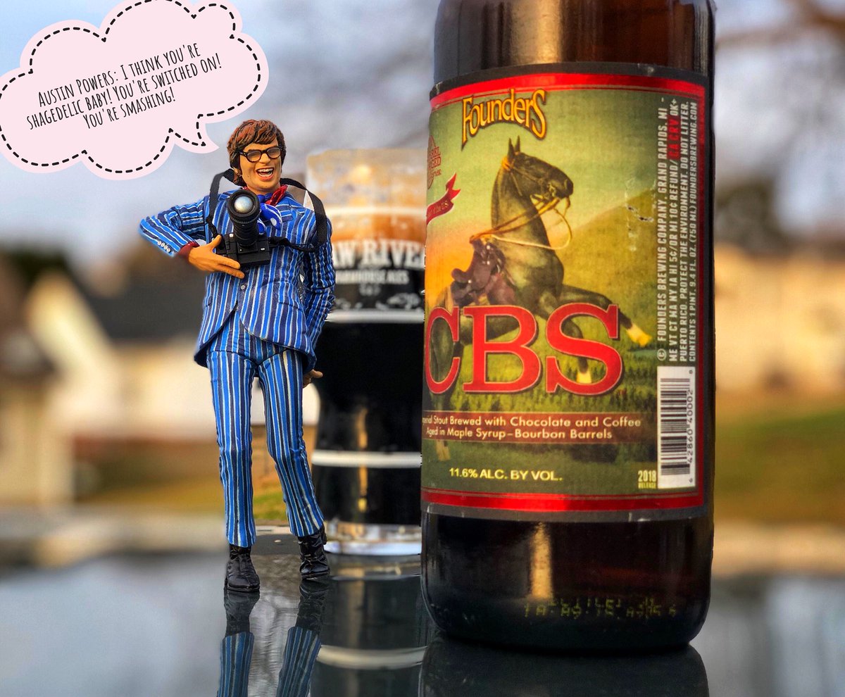 TheBeansDad's tweet photo. Having @foundersbrewing :CBS:Imperial Stout 11.6% In honor of one of my favorite Canadians...#mikemyers #beerpics #craftbeer #beersofinstagram #micraftbeer #craftnotcrap #stouts #canada #austinpowers #craftbeerpics #usacraftbeer #hops #foundersbeer https://t.co/LWIeY4bZSt