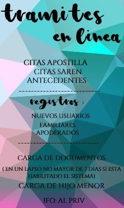 ApostillaL's tweet photo. SE TRAMITA:         
- REGISTRO, CARGA DE DOCUMENTOS Y CITA DE #apostilla       
- REGISTRO Y CITAS #SAREN         
- REGISTRO Y SOLICITUD DE #AntecedentesPenales                  

 INF. AL PRIVADO https://t.co/G0FO0n2gKT