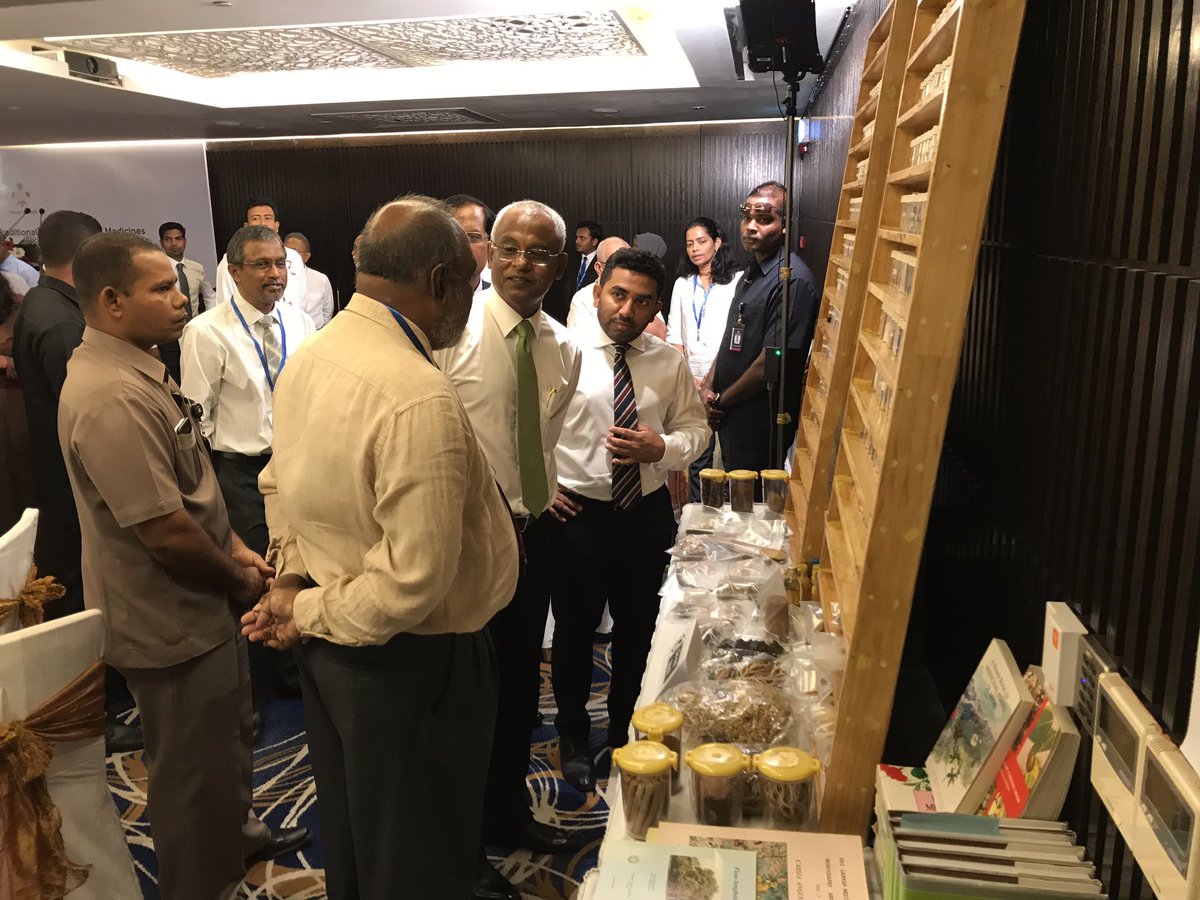 presidencymv's tweet photo. #Live
The opening ceremony of the National Symposium on Traditional and Alternative Medicine #100DaysGoals https://t.co/cfMjKd1nVY