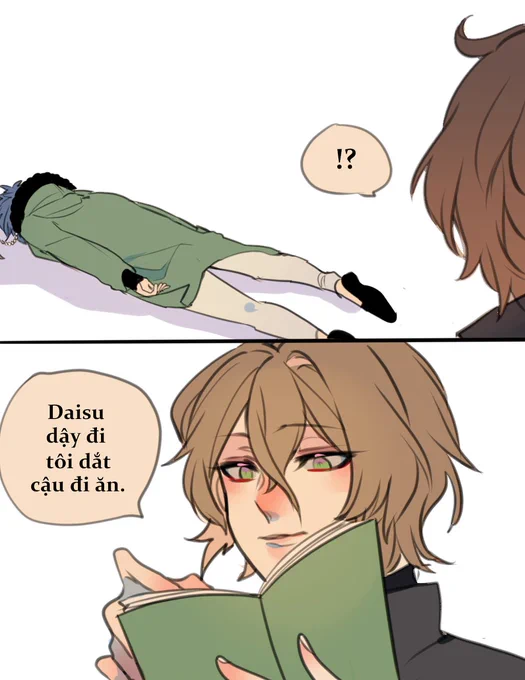 Gentaro: Wake up Daisu, I'll give you a meal.
??? 