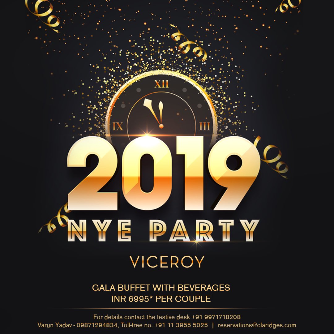 ClaridgesTweets's tweet photo. Welcome 2019 @ Viceroy
#TheClaridges #Iconic #NewYear https://t.co/7Q1jhjl9Eo
